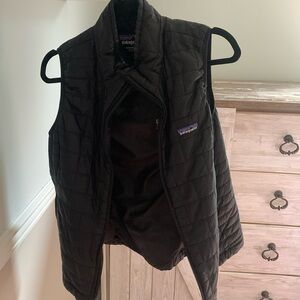 Patagonia Vest, Black, Size M